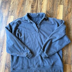 Daily Drills collared polo Charcoal Pullover xs/s